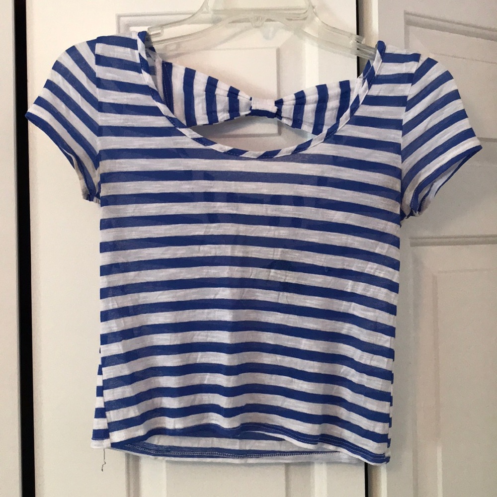 Striped crop top